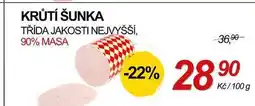 ZEMAN KRŮTÍ ŠUNKA TŘÍDA JAKOSTI NEJVYŠŠÍ, 90% MASA nabídka