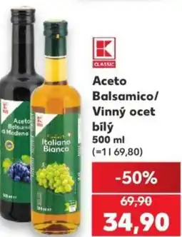 Kaufland Aceto Balsamico/ Vinný ocet bílý nabídka