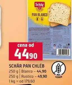 Terno SCHÄR PAN CHLEB 250 g Blanco 250 g Rustico nabídka