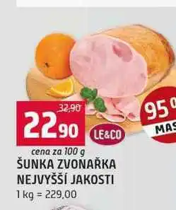 Terno ŠUNKA ZVONAŘKA NEJVYŠŠÍ JAKOSTI nabídka