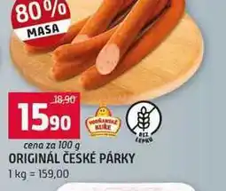 Terno ORIGINÁL ČESKÉ PÁRKY nabídka