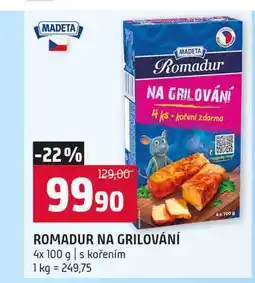 Terno ROMADUR NA GRILOVÁNÍ 4x 100 g s kořením nabídka