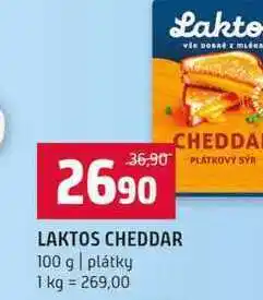 Terno LAKTOS CHEDDAR 100 g plátky nabídka