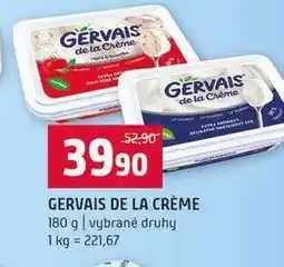 Terno GERVAIS DE LA CRÈME 180 g vybrané druhy nabídka