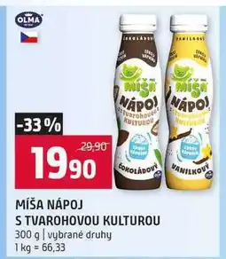 Terno MÍŠA NÁPOJ S TVAROHOVOU KULTUROU 300 g vybrané druhy nabídka