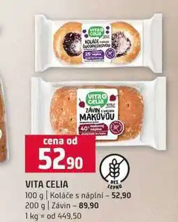 Terno VITA CELIA 100 g Koláče s náplní 200 g Závin nabídka