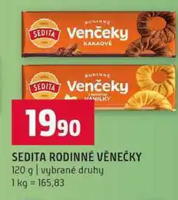 Terno SEDITA RODINNÉ VĚNEČKY 120 g vybrané druhy nabídka