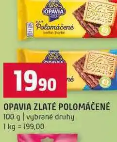 Terno OPAVIA ZLATÉ POLOMÁČENÉ 100 g vybrané druhy nabídka