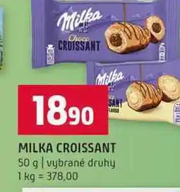 Terno MILKA CROISSANT 50 g vybrané druhy nabídka