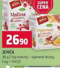 Terno JEMČA 36 g čaj ovocný vybrané druhy nabídka