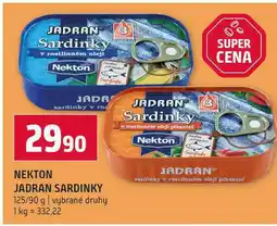 Terno NEKTON JADRAN SARDINKY 125/90 g vybrané druhy nabídka