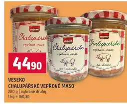 Terno VESEKO CHALUPÁŘSKÉ VEPŘOVÉ MASO 280 g vybrané druhy nabídka