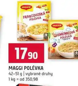Terno MAGGI POLÉVKA 42-51 g vybrané druhy nabídka