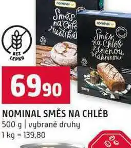 Terno NOMINAL SMĚS NA CHLÉB 500 g vybrané druhy nabídka