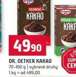 Terno DR. OETKER KAKAO 70-100 g vybrané druhy nabídka