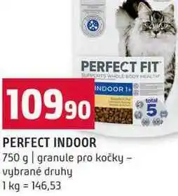 Terno PERFECT INDOOR 750 g granule pro kočky vybrané druhy nabídka