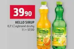 Terno HELLO SIRUP 0,7l vybrané druhy nabídka