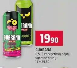 Terno GUARANA 0,5l energetický nápoj vybrané druhy nabídka
