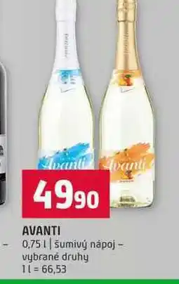 Terno AVANTI 0,75l šumivý nápoj vybrané druhy nabídka
