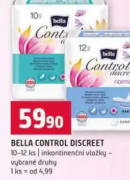 Terno BELLA CONTROL DISCREET 10-12 ks inkontinenční vložky vybrané druhy nabídka