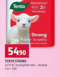Terno TENTO STRONG 2x 17 m kuchyňské role 3vrstvá nabídka