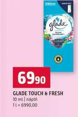 Terno GLADE TOUCH & FRESH 10 ml náplň nabídka