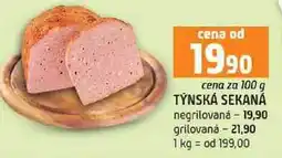 Terno TÝNSKÁ SEKANÁ negrilovaná grilovaná nabídka