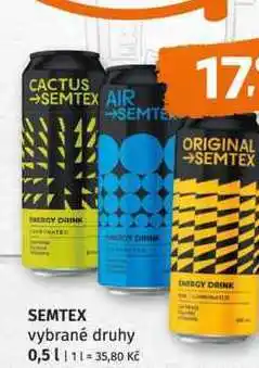 Terno SEMTEX vybrané druhy nabídka