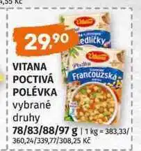 Terno VITANA POCTIVÁ POLÉVKA vybrané druhy 78/83/88/97 g nabídka