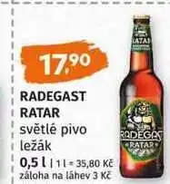 Terno RADEGAST RATAR světlé pivo ležák nabídka