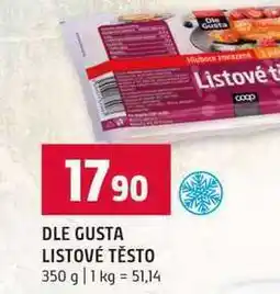 Terno DLE GUSTA LISTOVÉ TĚSTO nabídka