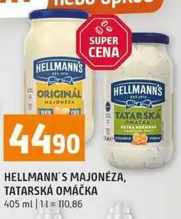 Terno HELLMANN'S MAJONÉZA, TATARSKÁ OMÁČKA nabídka