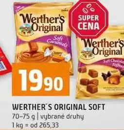 Terno WERTHER'S ORIGINAL SOFT 70-75 g vybrané druhy nabídka