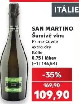 Kaufland SAN MARTINO Šumivé víno nabídka