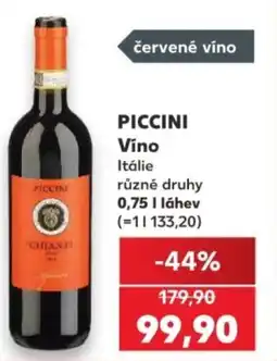 Kaufland PICCINI Víno Itálie nabídka