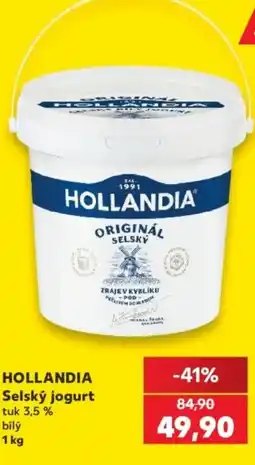 Kaufland HOLLANDIA Selský jogurt nabídka
