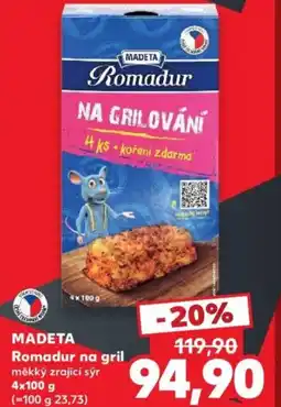 Kaufland MADETA Romadur na gril nabídka