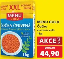 Kaufland MENU GOLD Čočka nabídka