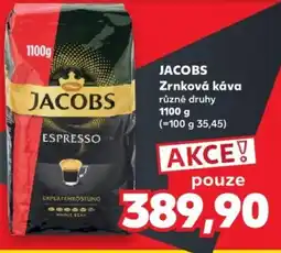 Kaufland JACOBS Zrnková káva nabídka