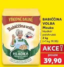 Kaufland BABIČČINA VOLBA Mouka nabídka