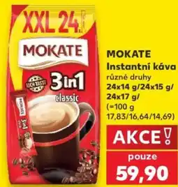 Kaufland MOKATE Instantní káva nabídka