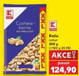 Kaufland Kešu natur nabídka