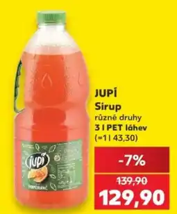 Kaufland JUPÍ Sirup nabídka