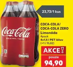 Kaufland COCA-COLA/ COCA-COLA ZERO Limonáda nabídka