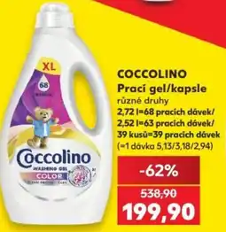Kaufland COCCOLINO Prací gel/kapsle nabídka