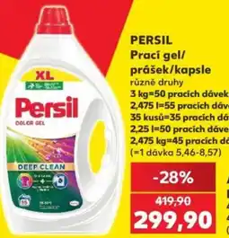 Kaufland PERSIL Prací gel/ prášek/kapsle nabídka