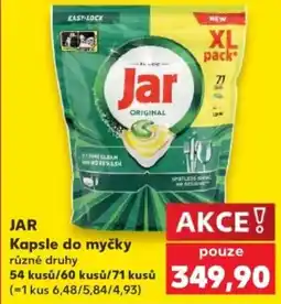 Kaufland JAR Kapsle do myčky nabídka