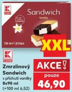 Kaufland Zmrzlinový Sandwich nabídka