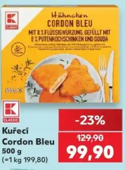 Kaufland Kuřecí Cordon Bleu nabídka