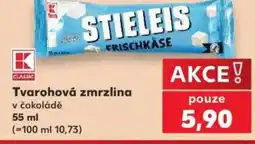 Kaufland Tvarohová zmrzlina nabídka